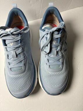 Vionic Light Blue Knit Walking Sneakers